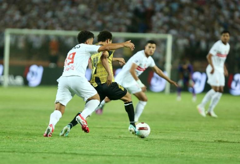 محمد صبحي يتألق في التصدي لمجهودات المقاولون العرب لتسجيل الهدف الأول
