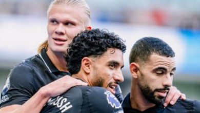 عمر مرموش وإيرلينج هالاند - مانشستر سيتي