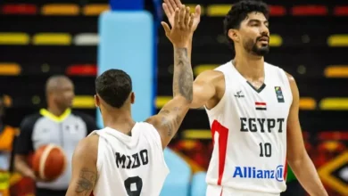 الأفروباسكت.. مصر 13-17 أوغندا.. الربع الأول