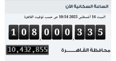 مصر تسجل 108 ملايين نسمة في تقرير الجهاز المركزي للتعبئة والإحصاء