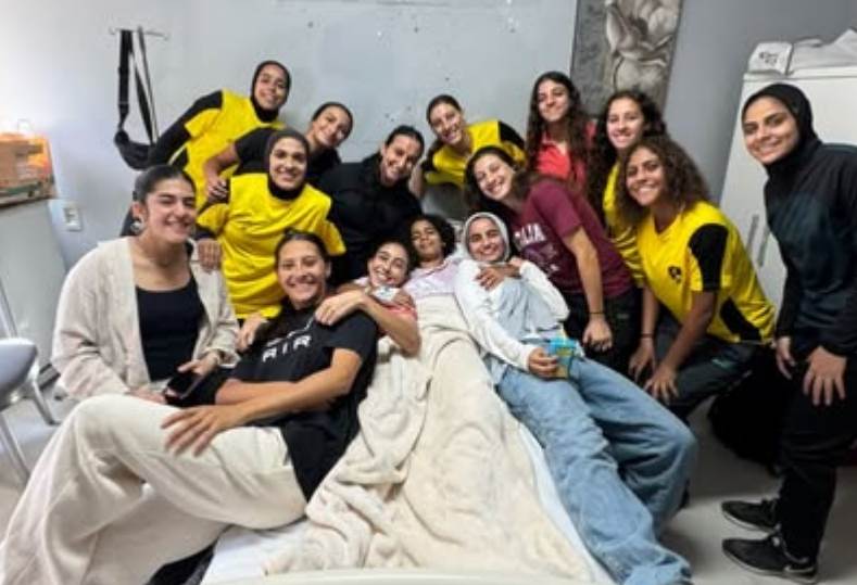 منار السيد تخضع لجراحة غضروف الركبة في خطوة نحو التعافي والعودة للملاعب