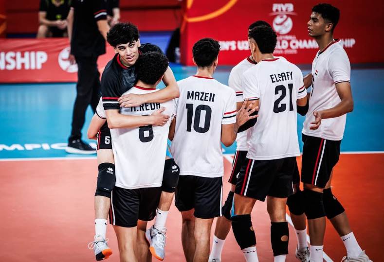 منتخب شباب الطائرة يحقق الانتصار على تركيا ويتأهل لدور الـ 16 في المونديال
