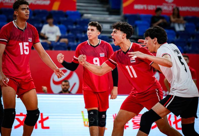 منتخب شباب الطائرة يودع بطولة العالم بعد خسارته أمام كوبا في دور الـ 16