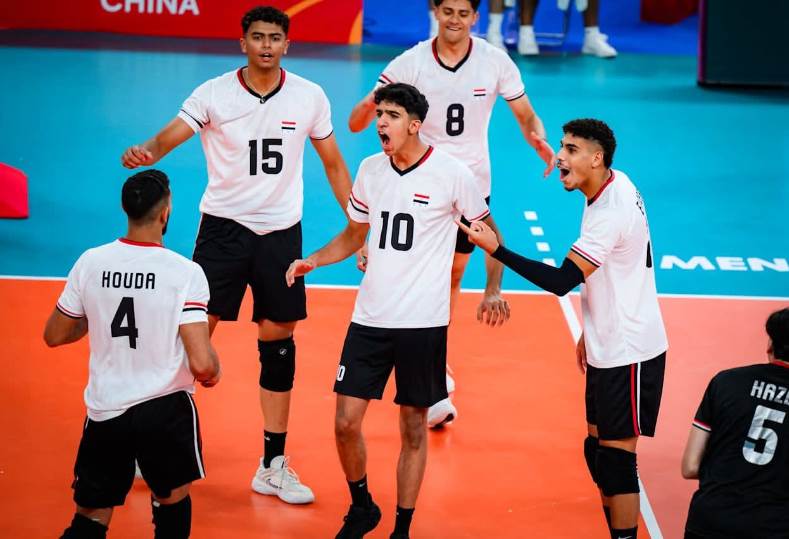 منتخب مصر للشباب يحقق انتصاراً مهماً على تايلاند في بطولة العالم للكرة الطائرة