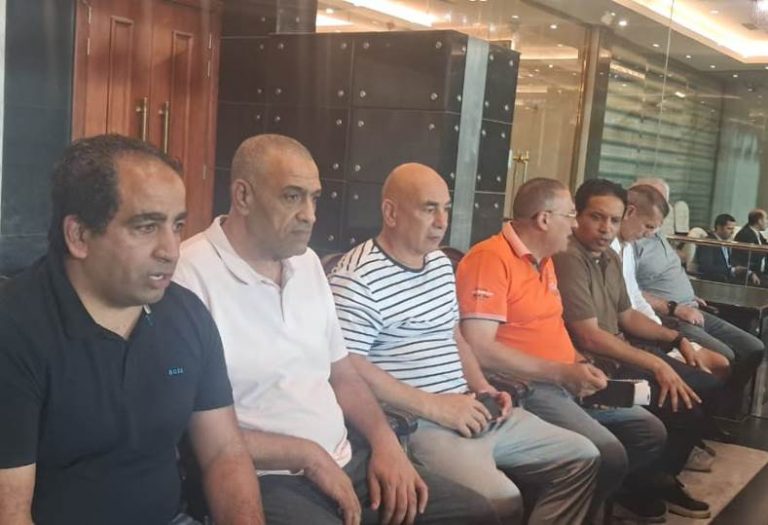 منتخب مصر يتواجد لمتابعة مباراة الأهلي ضد مودرن سبورت بدوري نايل