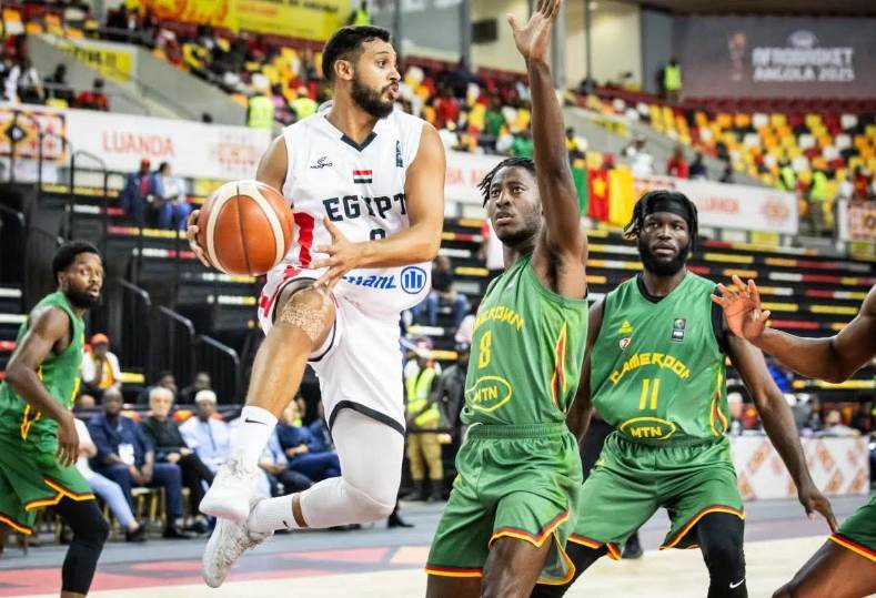 منتخب مصر يغادر بطولة الأفروباسكت بعد خسارته أمام الكاميرون في ربع النهائي